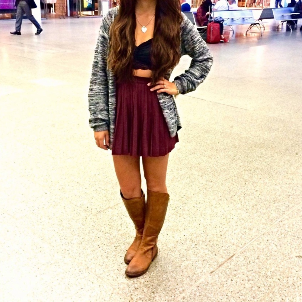 White and Black Cardigan
